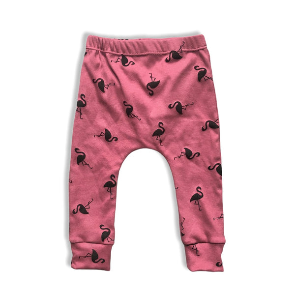 Flamingo rib leggings(6-12m)