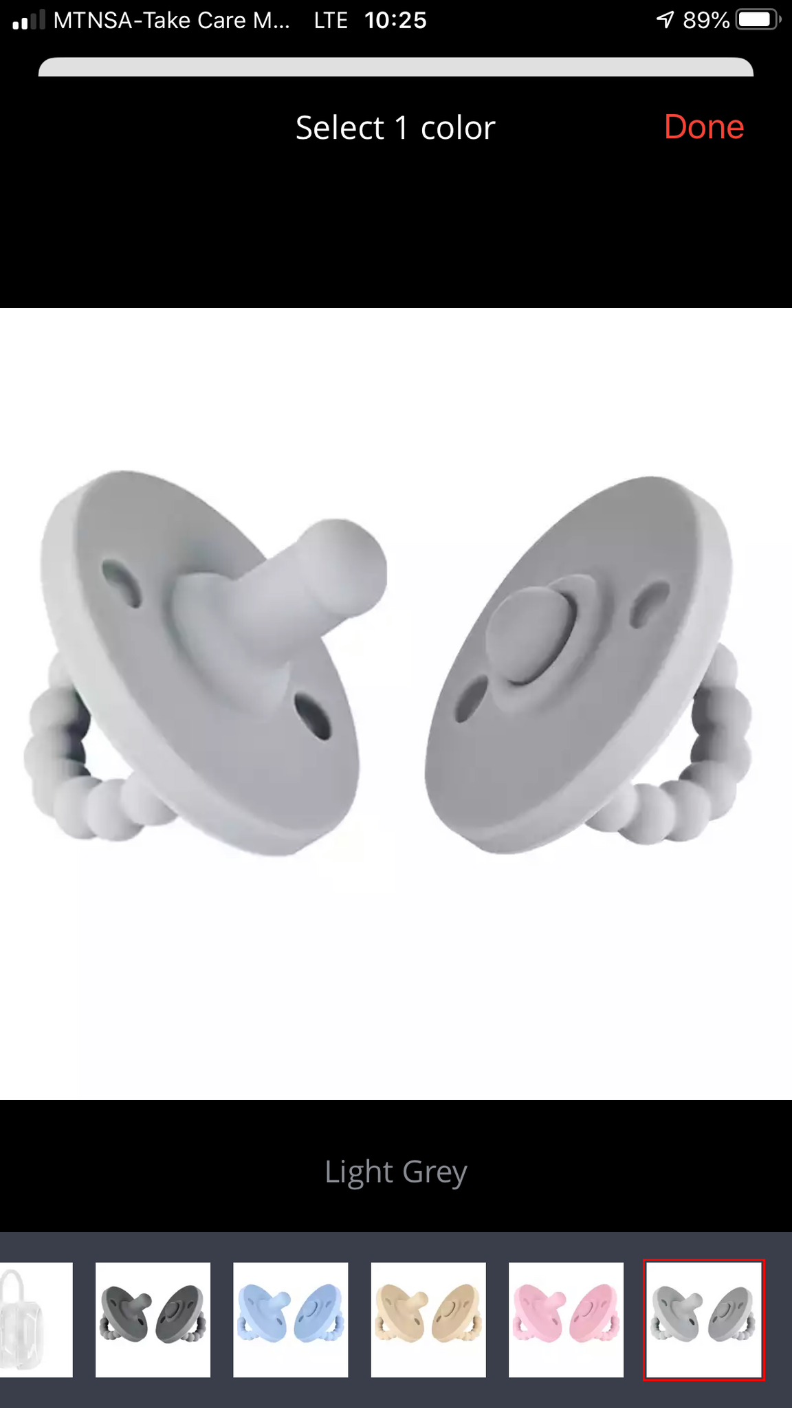 Silicone Pacifier
