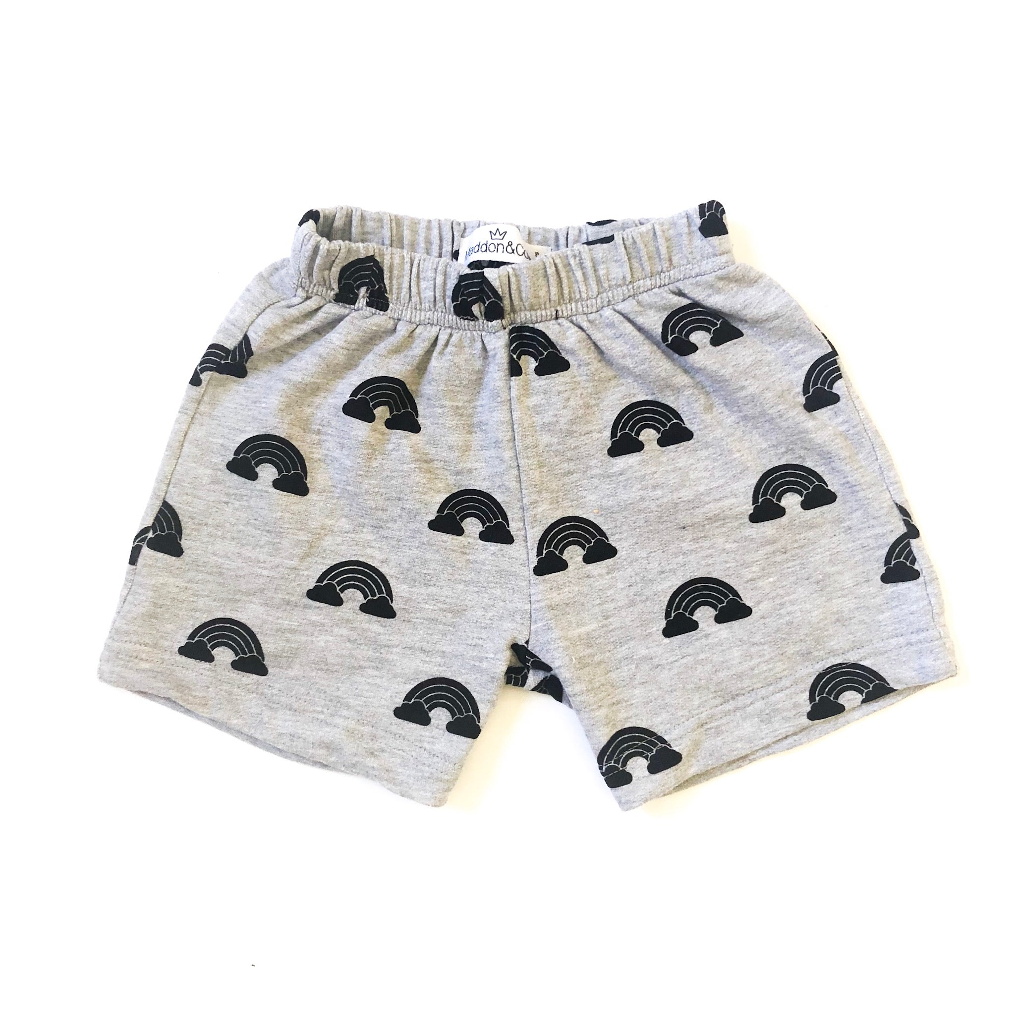 Rainbow track shorts (5-6yrs)